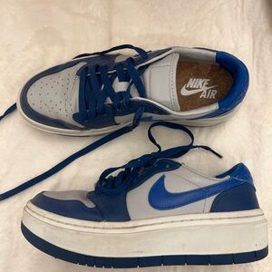 Nike Air Blue and White Sneakers 8.5
